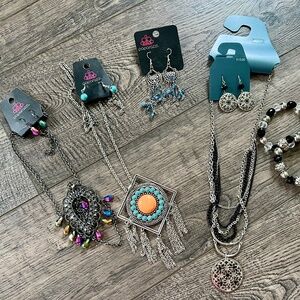 Last chance before donation! NWT lot of boho costume jewelry